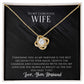 To My Wife - Best Decision - Love Knot Necklace