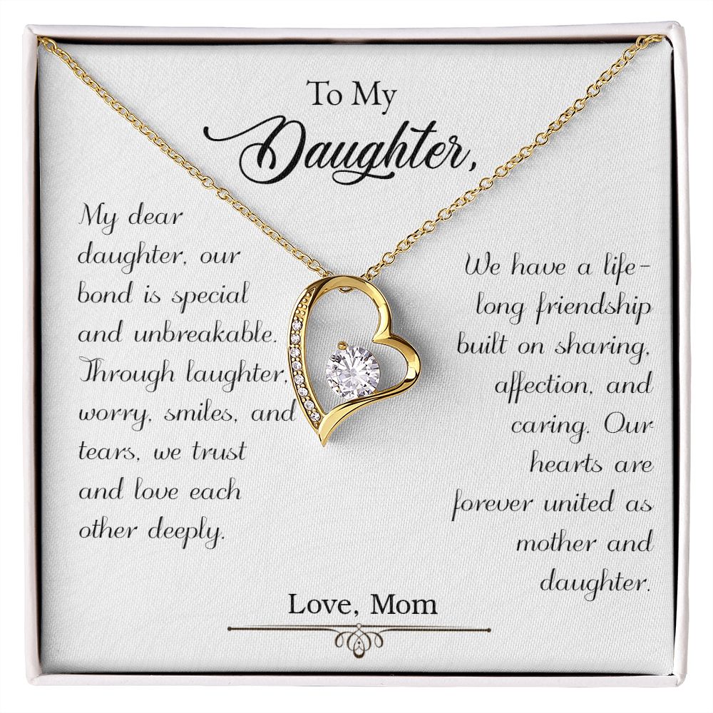 Special Daughter Birthstone Necklace 925 Sterling Silver, Gift for Girls |  eBay